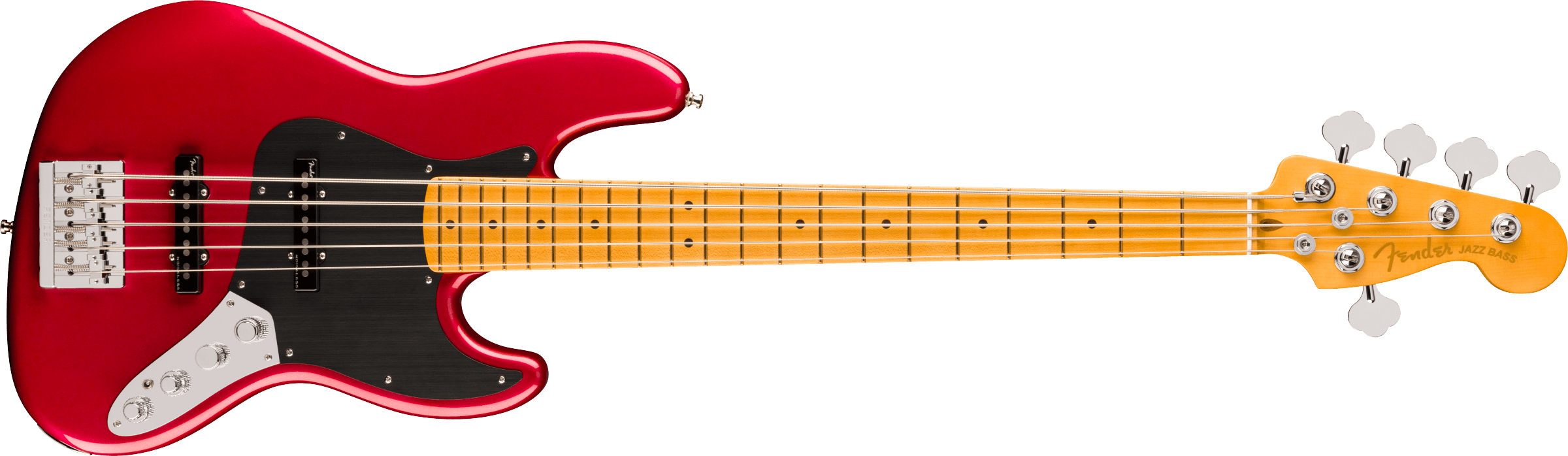 FENDER American Ultra II Jazz Bass V, Maple Fingerboard, Sinister Red - 0199122799