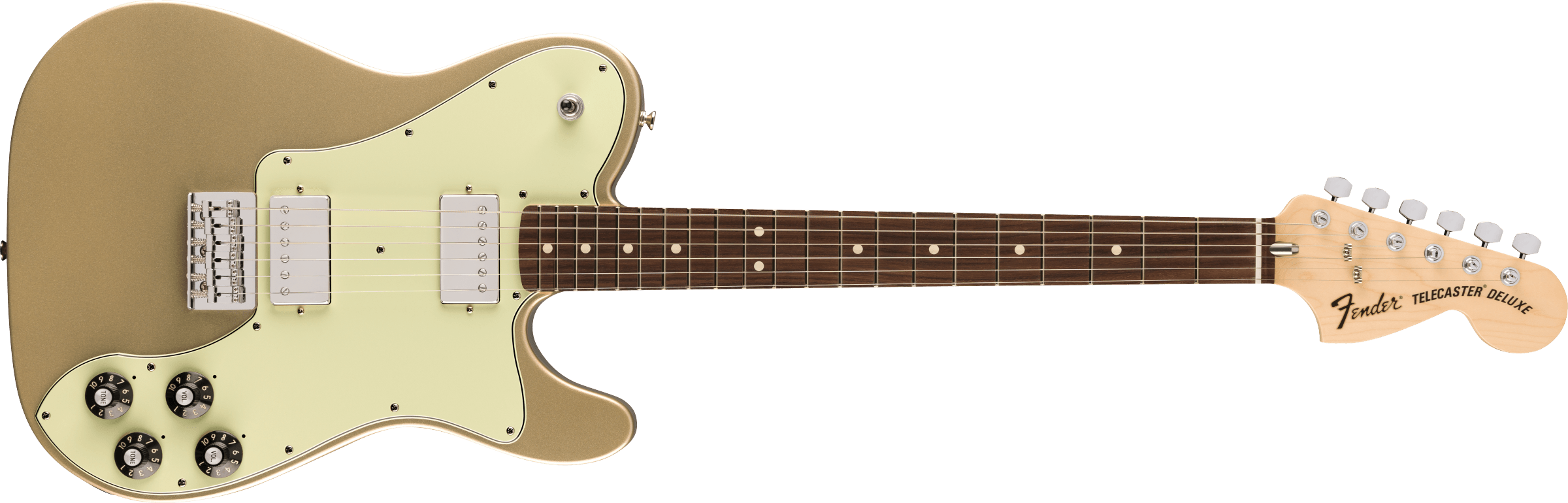 FENDER Chris Shiflett Telecaster Deluxe, Rosewood Fingerboard, Shoreline Gold - 0142400744