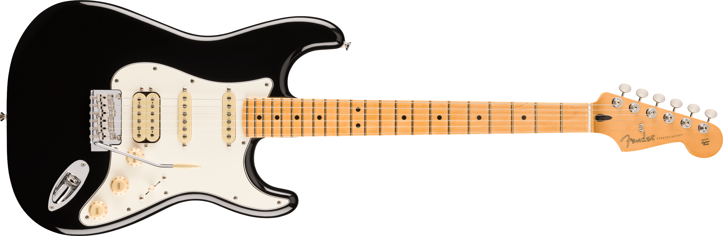FENDER Player II Stratocaster HSS, Maple Fingerboard, Black - 0140542506