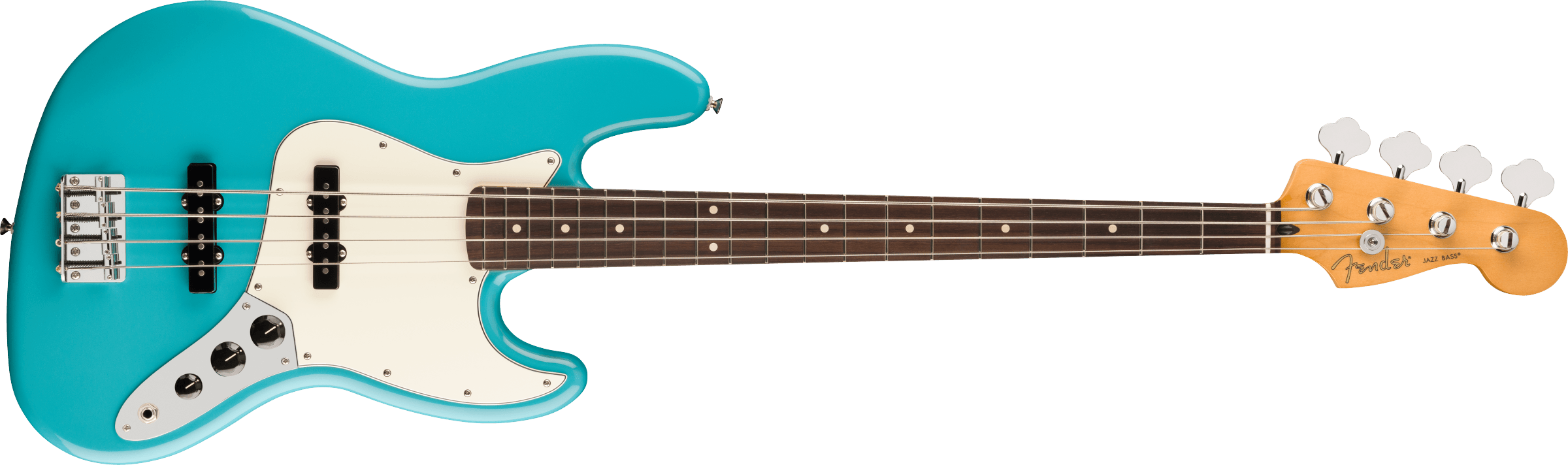 FENDER Player II Jazz Bass, Rosewood Fingerboard, Aquatone Blue - 0140480518