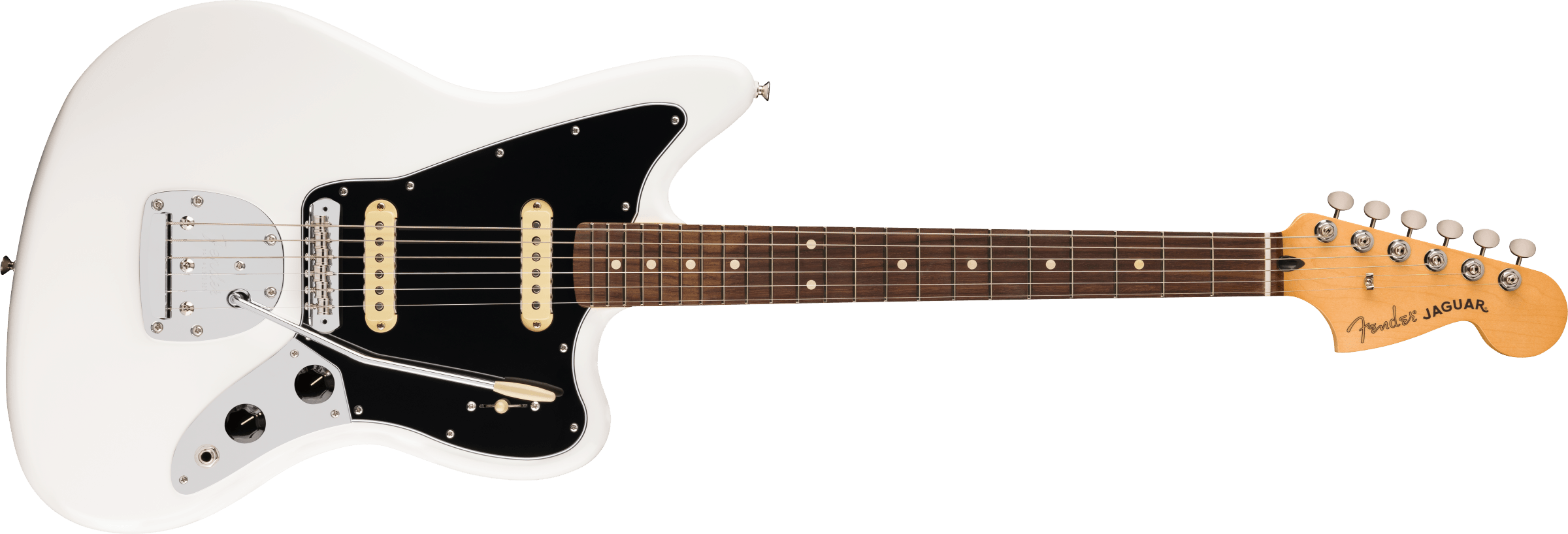 FENDER Player II Jaguar, Rosewood Fingerboard, Polar White - 0140580515