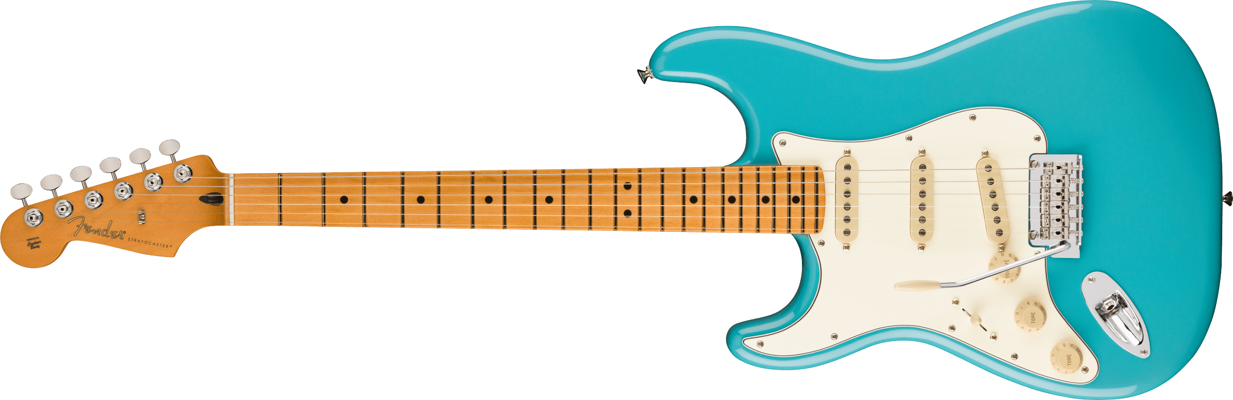 FENDER Player II Stratocaster Left-Hand, Maple Fingerboard, Aquatone Blue - 0140532518
