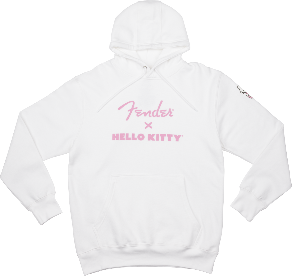 FENDER Fender x Hello Kitty White Sleeve Logo Hoodie, XL - 9190149606