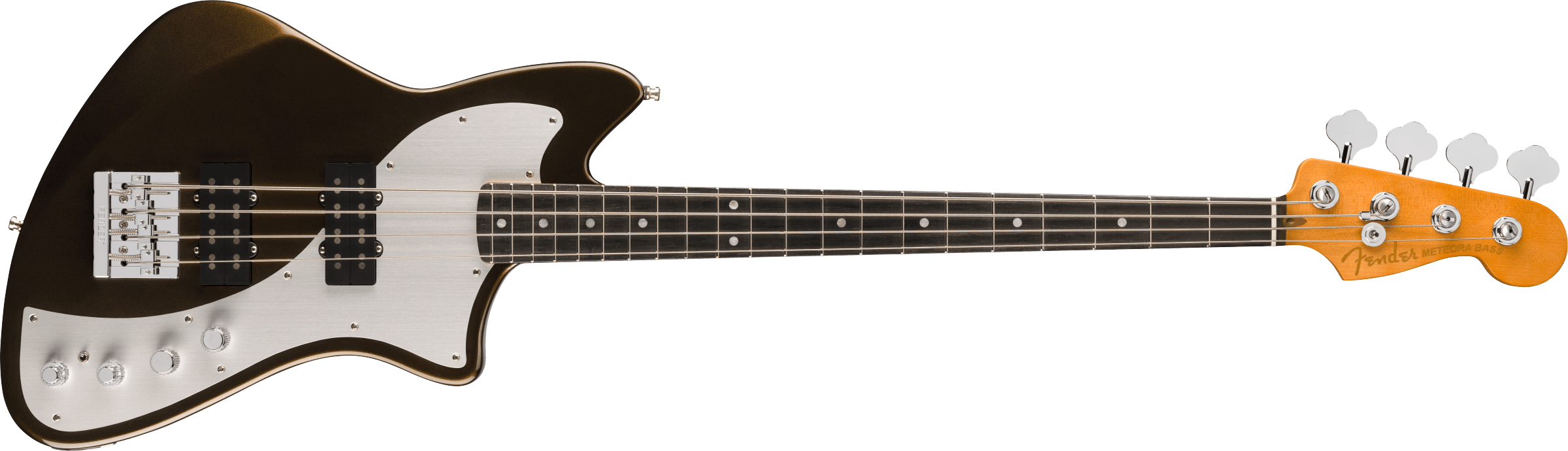 FENDER American Ultra II Meteora Bass, Ebony Fingerboard, Texas Tea - 0199131790