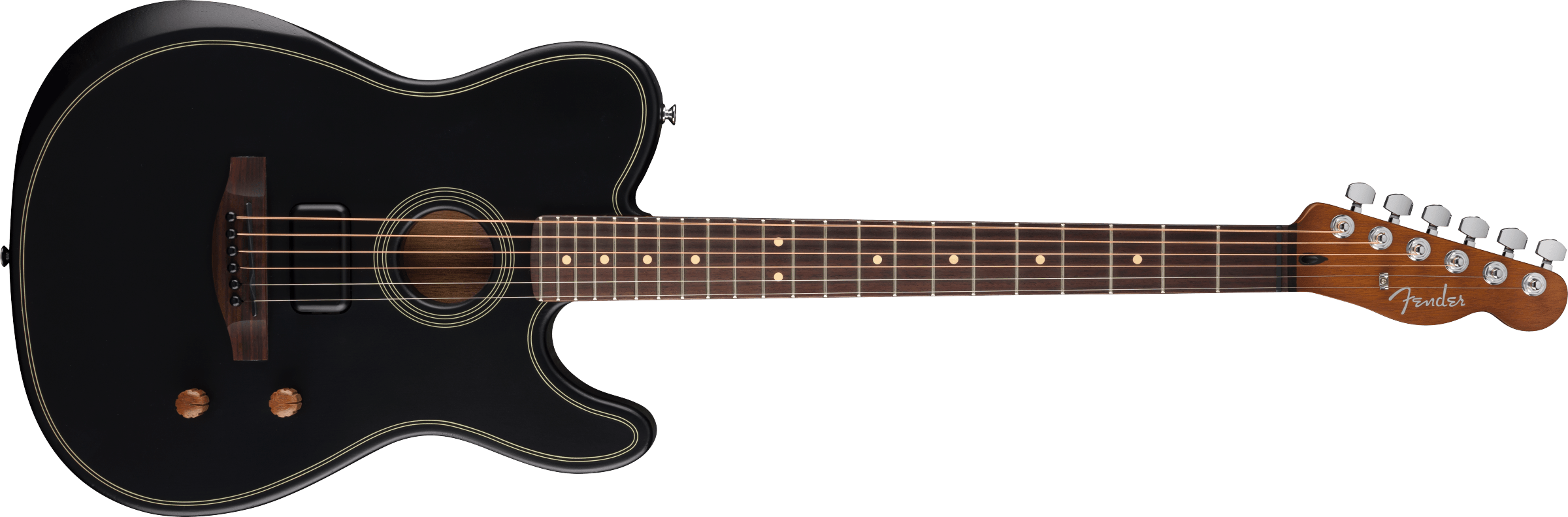 FENDER Acoustasonic Standard Telecaster, Black - 0973113506