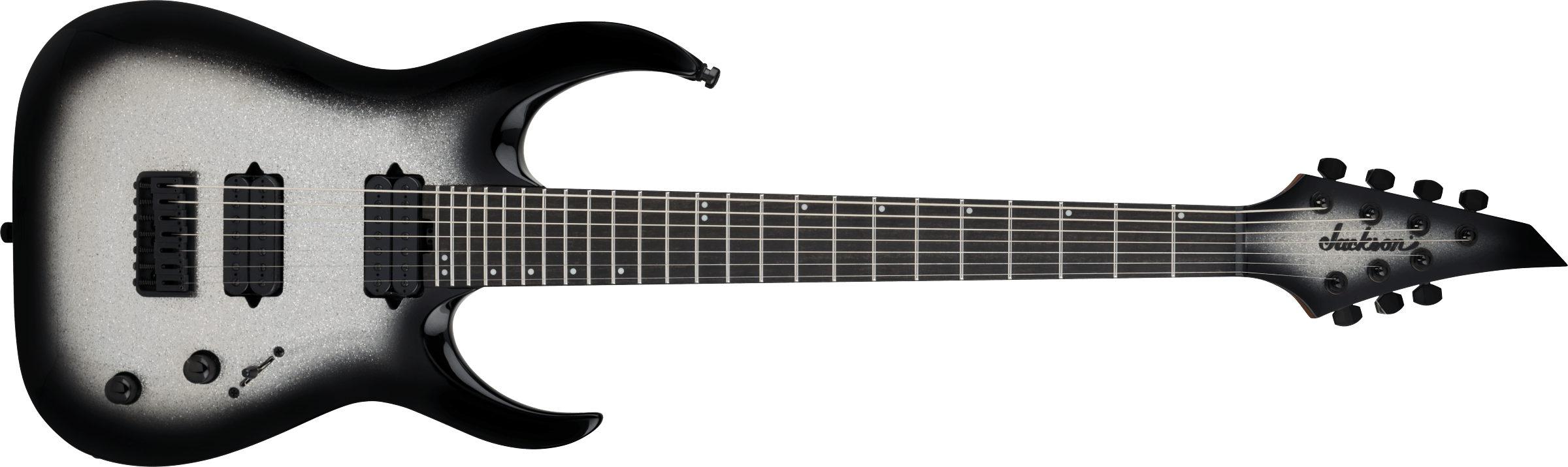 JACKSON Pro Series Signature Misha Mansoor Juggernaut HT7, Ebony Fingerboard, Silverburst Sparkle - 2914007531