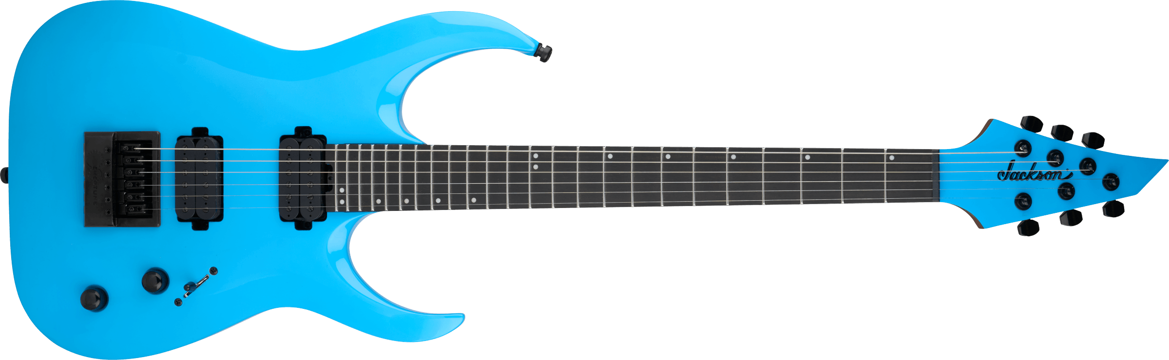 JACKSON Pro Plus Series Signature Misha Mansoor Juggernaut ET6, Ebony Fingerboard, Riviera Blue - 2914016527