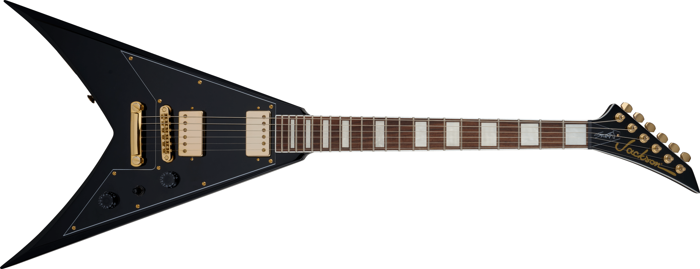 JACKSON X Series Signature Scott Ian King V KVXT, Laurel Fingerboard, Gloss Black - 2916413503