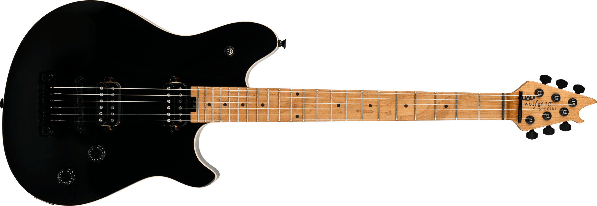 EVH Wolfgang Special TOM, Baked Maple Fingerboard, Gloss Black - 5107707503