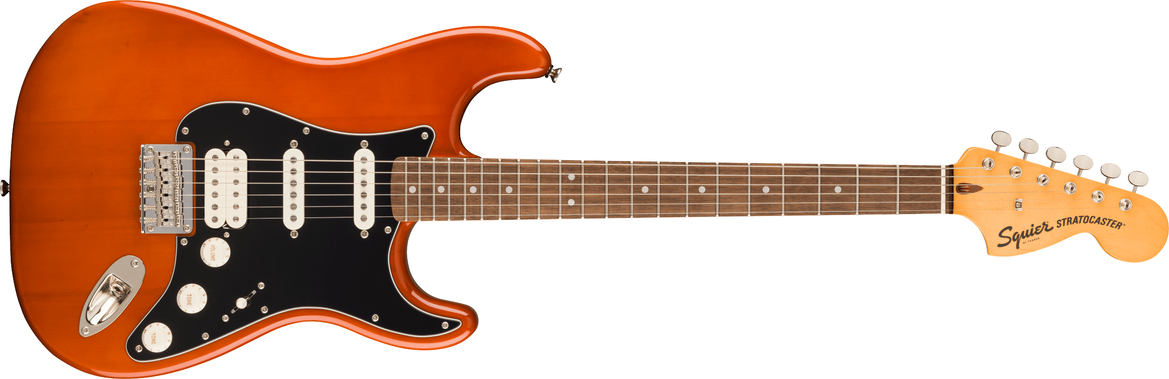 SQUIER Classic Vibe 70s Stratocaster HT HSS, Laurel Fingerboard, Black Pickguard, Mocha - 0374027529