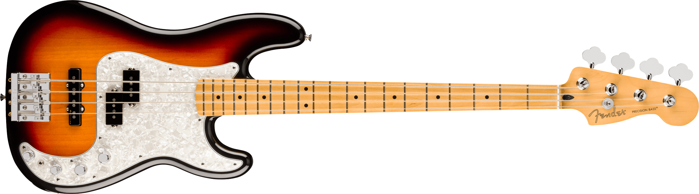 FENDER Player II Modified Active Precision Bass, Maple Fingerboard, 3 Tone Sunburst - 0147492300