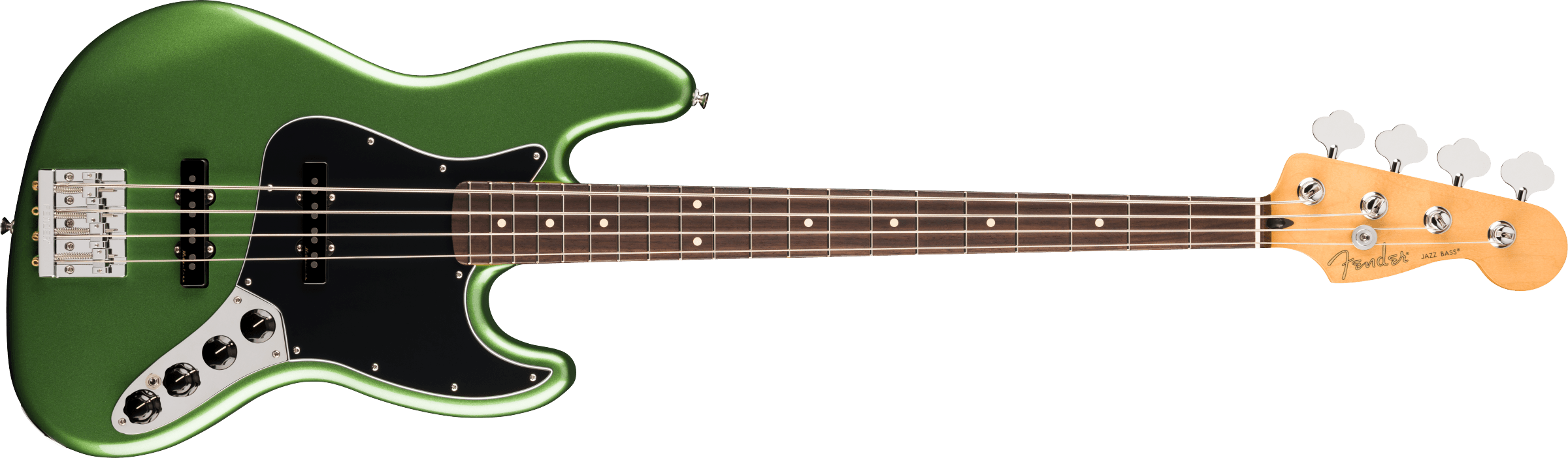 FENDER Player II Modified Active Jazz Bass, Rosewood Fingerboard, Harvest Green Metallic - 0147520399