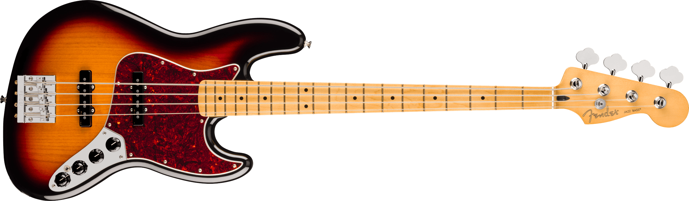 FENDER Player II Modified Active Jazz Bass, Maple Fingerboard, 3 Tone Sunburst - 0147522300