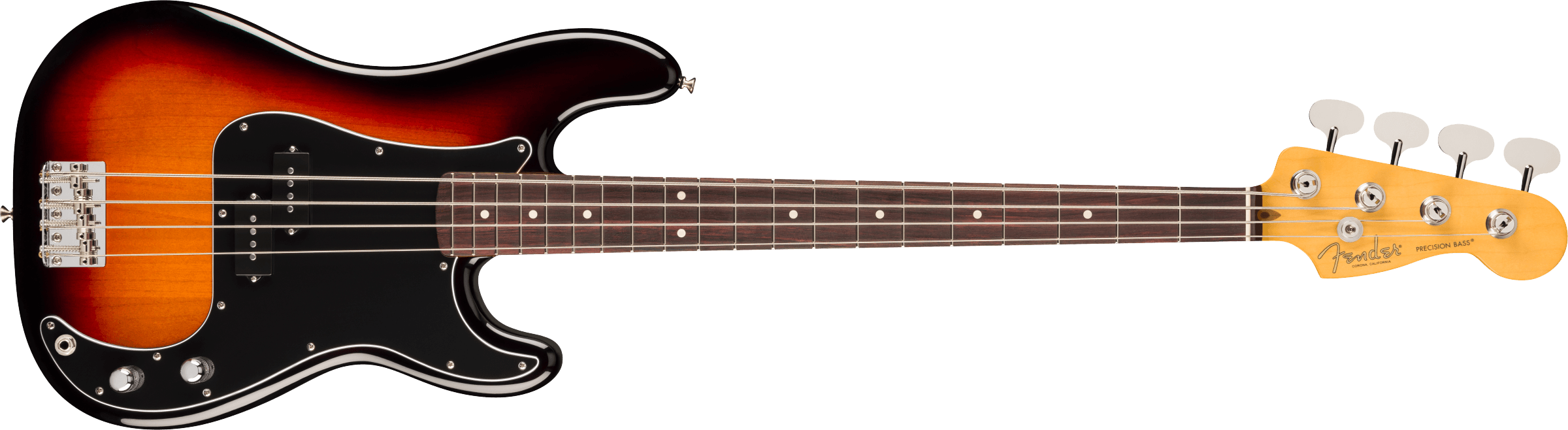 FENDER American Professional Classic Precision Bass, Rosewood Fingerboard, 3-Color Sunburst - 0198630300