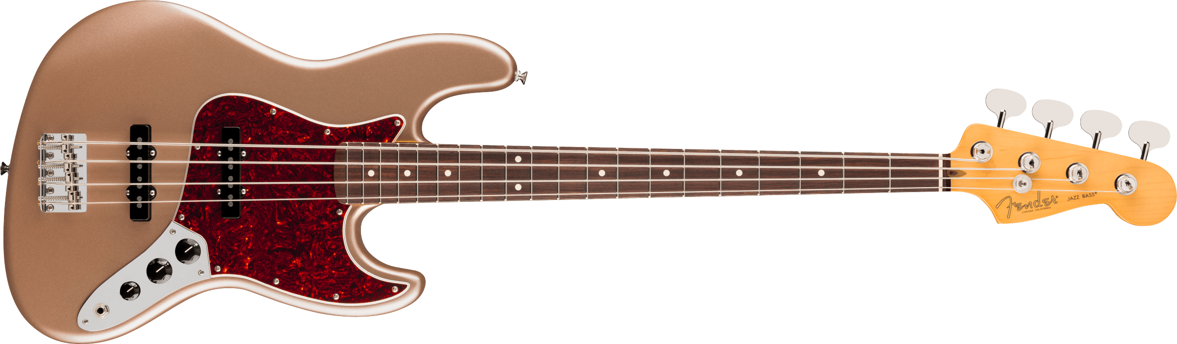 FENDER American Professional Classic Jazz Bass, Rosewood Fingerboard, Faded Firemist Gold - 0198640384