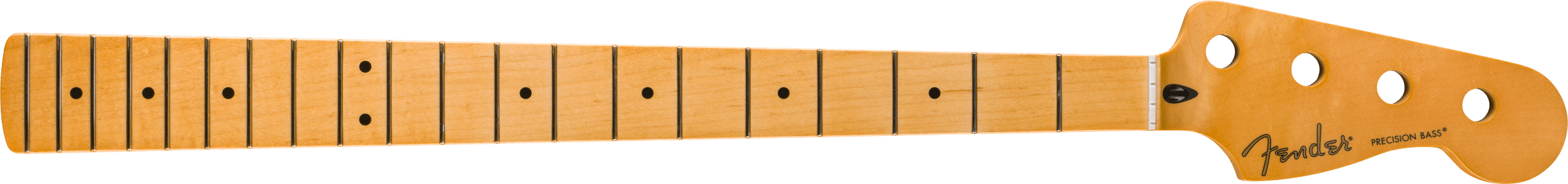 FENDER Player II Series Precision Bass Neck, 22 Medium Jumbo Frets, Maple, 9.5, Modern C - 0990472921