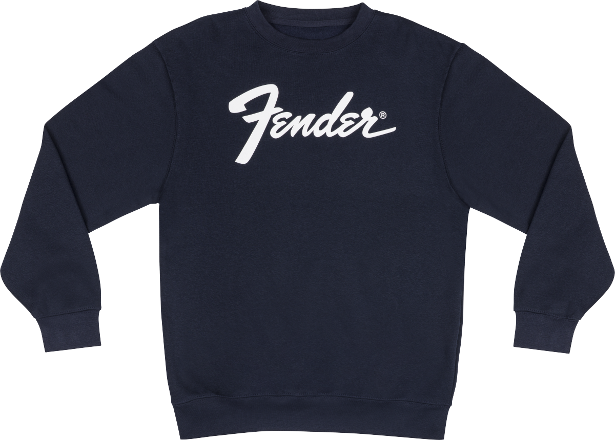 FENDER Fender Transition Logo Sweatershirt, Navy, XXL - 9193210806