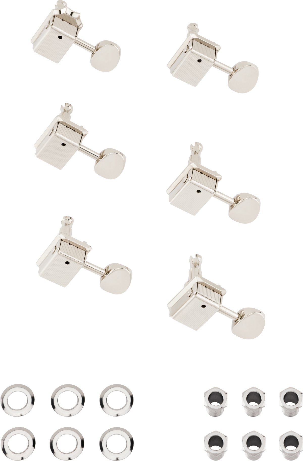 FENDER ClassicGear Staggered Tuning Machines, Chrome - 0990802105