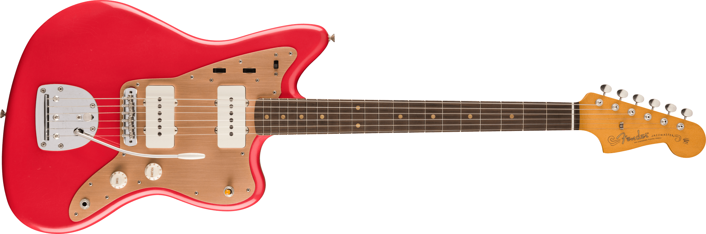 FENDER Limited Edition Vintera II Road Worn 50s Jazzmaster, Rosewood Fingerboard, Fiesta Red - 0149080340