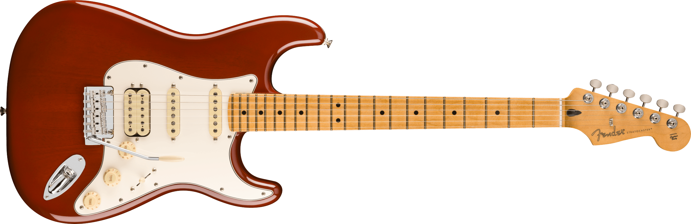 FENDER Player II Stratocaster HSS, Maple Fingerboard, Transparent Mocha Burst - 0140542545
