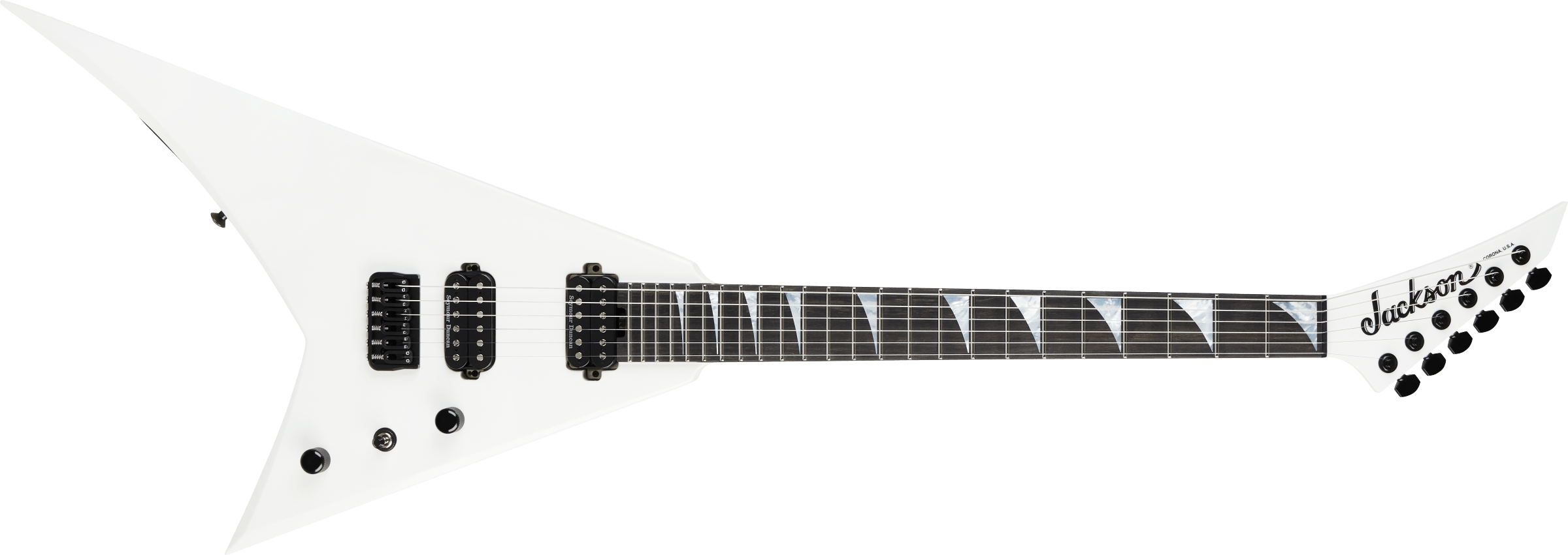 JACKSON American Series Rhoads RR24 HT, Ebony Fingerboard, Snow White - 2805002876