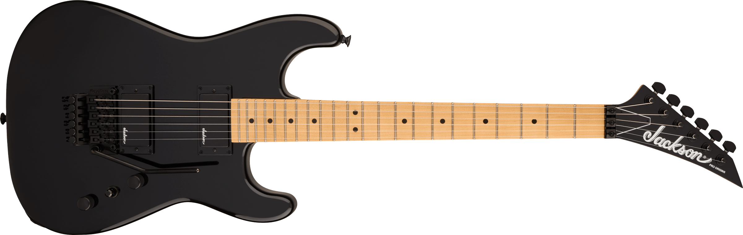 JACKSON Pro Origins 1985 San Dimas SD1 HH FR, Maple Fingerboard, Gloss Black - 2910059503