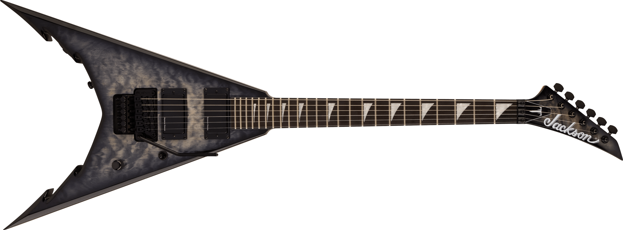 JACKSON Pro Series Signature Corey Beaulieu King V KV6Q, Ebony Fingerboard, Transparent Black - 2912126585