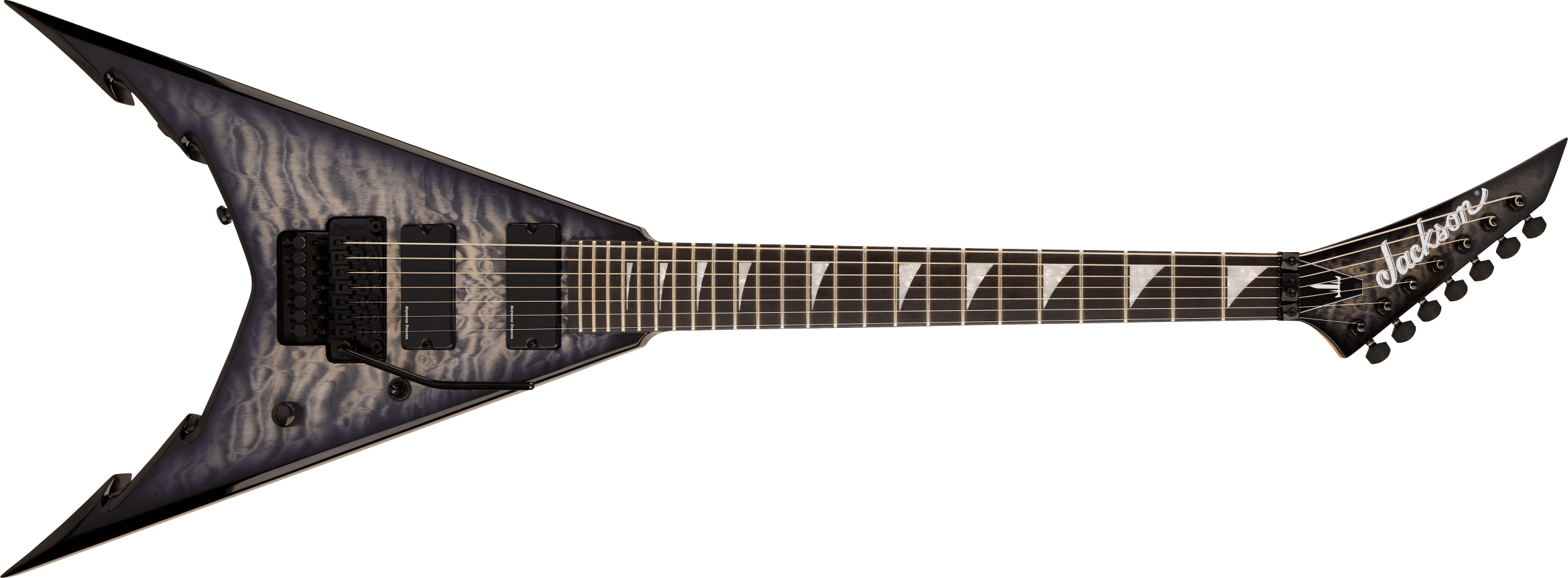 JACKSON Pro Series Signature Corey Beaulieu King V KV7Q, Ebony Fingerboard, Transparent Black - 2912127585