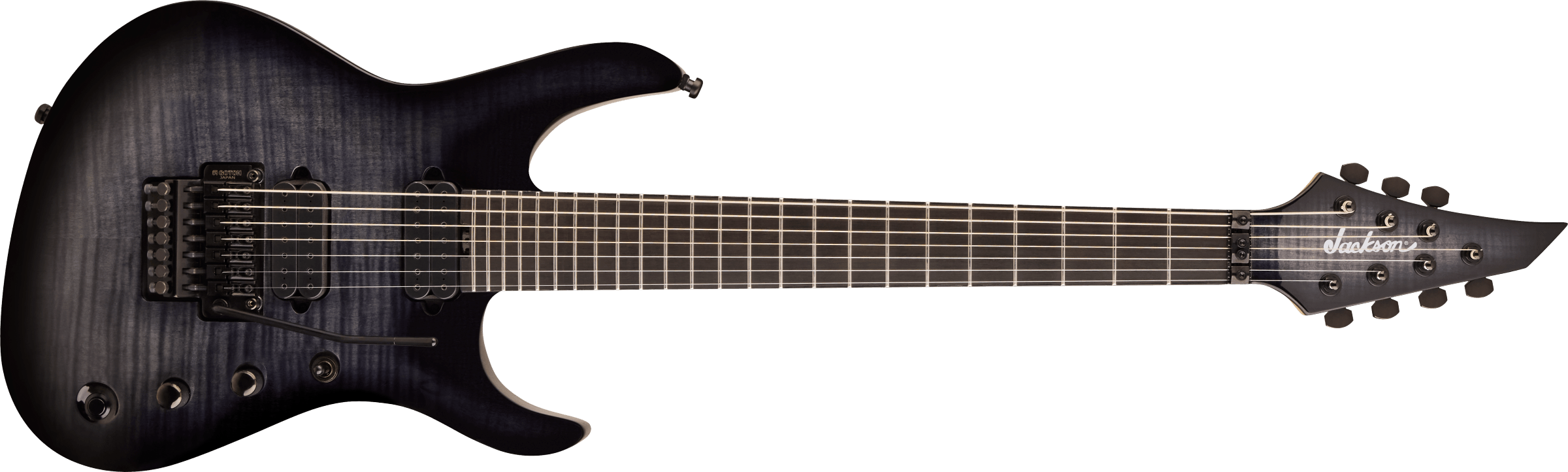 JACKSON Pro Plus Signature Chris Broderick Soloist 7, Ebony Fingerboard, Transparent Black - 2914056885