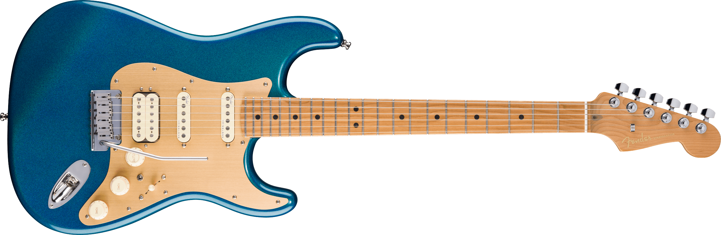 FENDER Limited Edition American Ultra II Stratocaster HSS, Roasted Maple Fingerboard, Aurora - 0119151716
