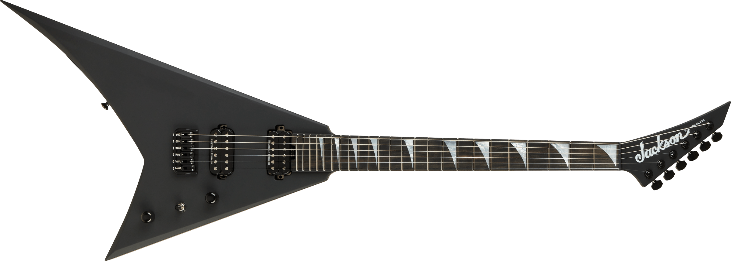 JACKSON American Series Rhoads RR24 HT, Ebony Fingerboard, Satin Black - 2805002800
