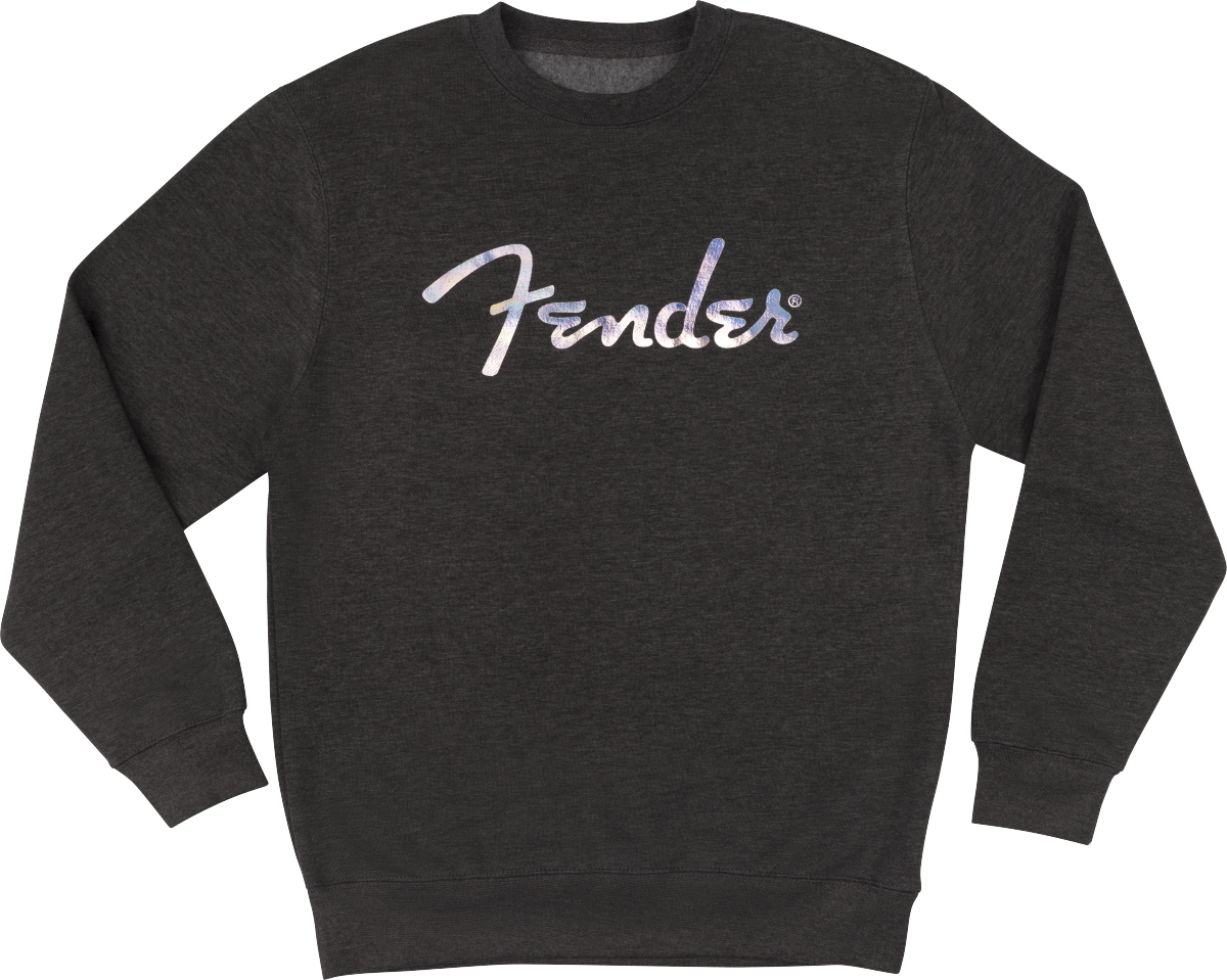 FENDER Galaxy Logo Sweatshirt, Charcoal Heather, S - 9193213306