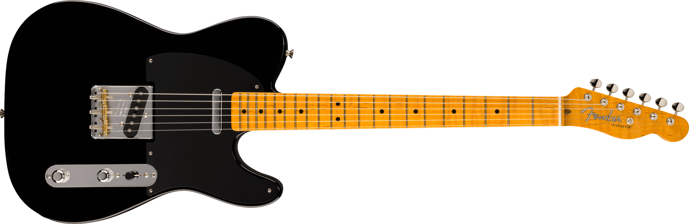 FENDER Limited Edition American Vintage II 1951 Telecaster, Flame Maple Fingerboard, Black - 0170312806