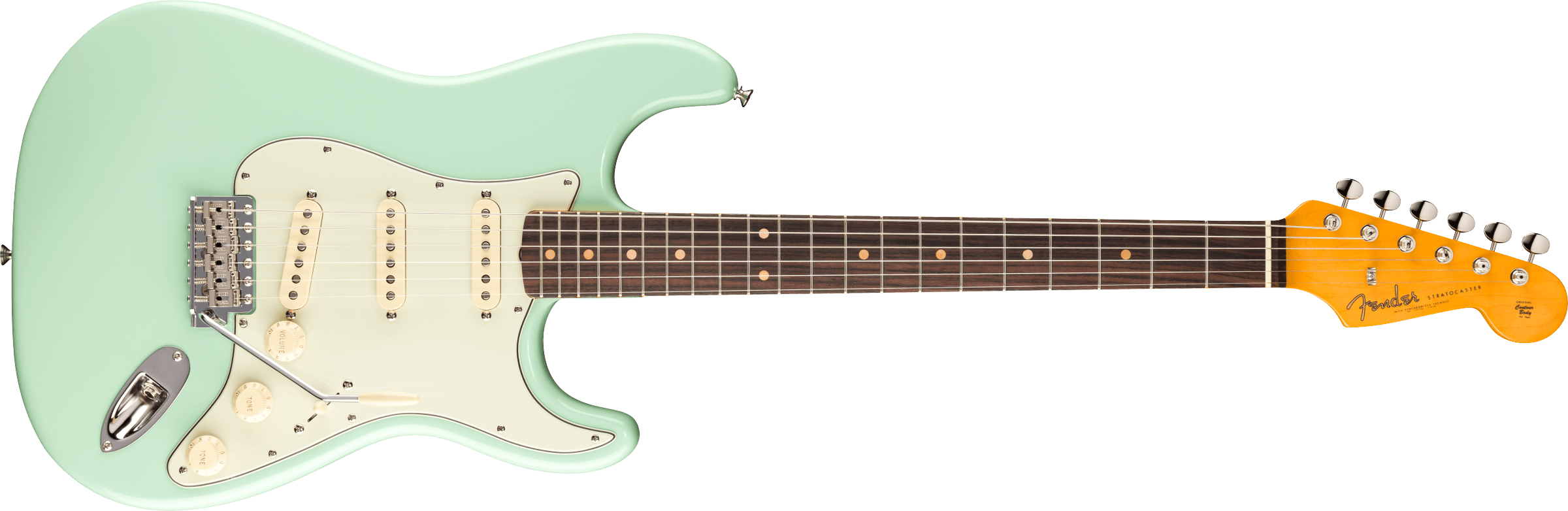 FENDER American Vintage II 1961 Stratocaster, Rosewood Fingerboard, Surf Green - 0110250857