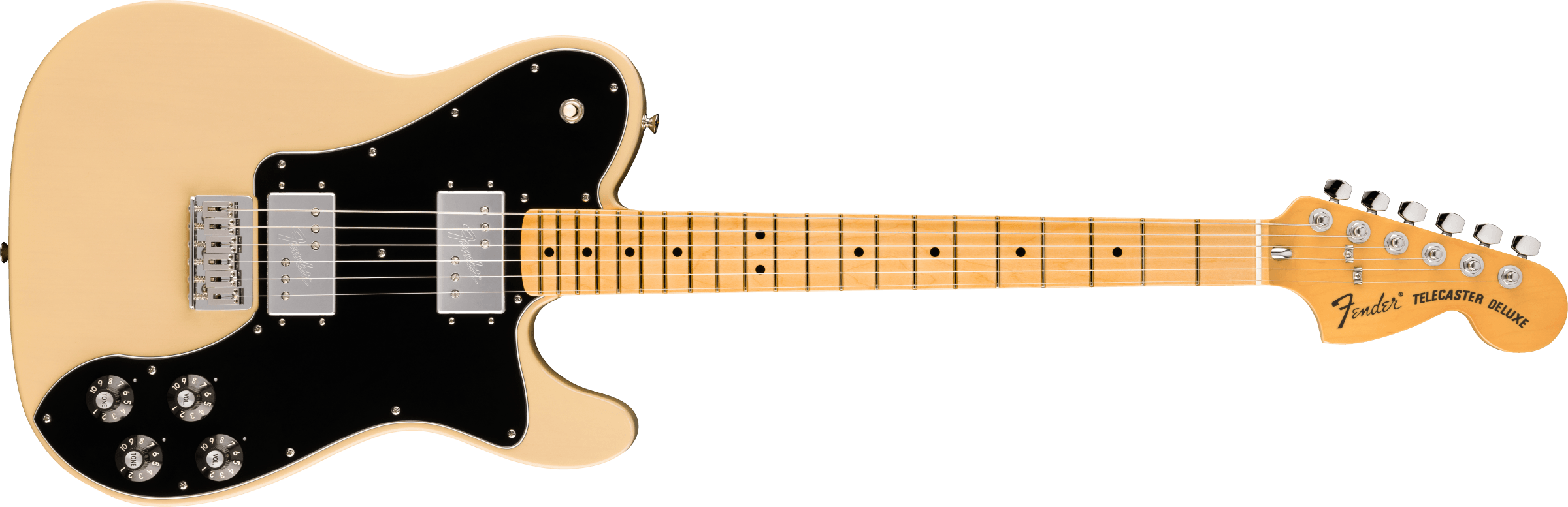 FENDER American Vintage II 1975 Telecaster Deluxe, Maple Fingerboard, Vintage Blonde - 0110332807