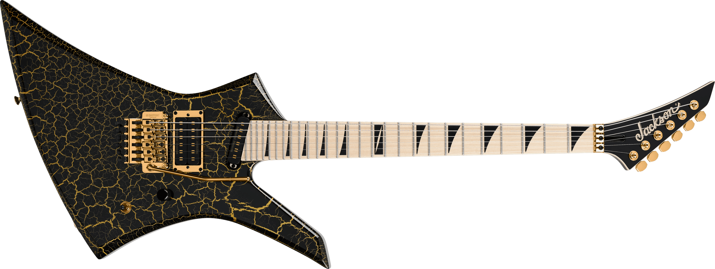 JACKSON Pro Plus Series Signature Brandon Ellis Kelly KE27, Maple Fingerboard, Gold Crackle - 2919904500
