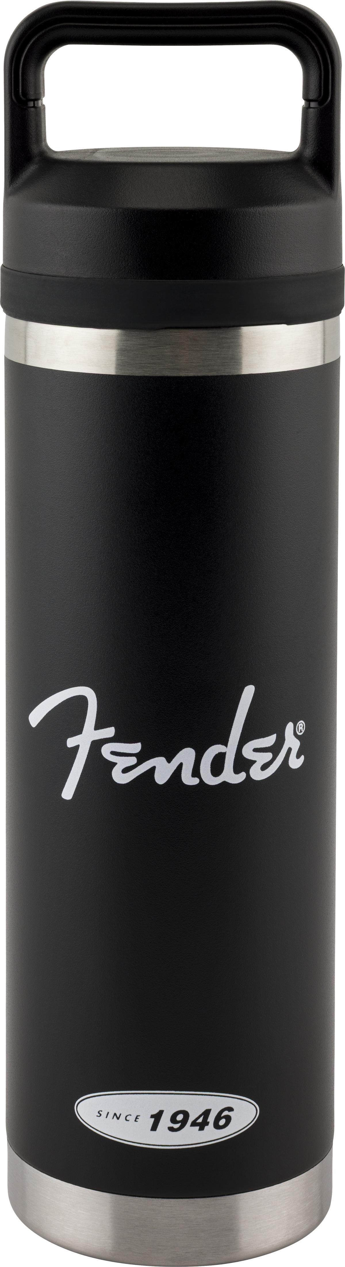 FENDER Fender Since 1946 Water Bottle, Black - 9170000089
