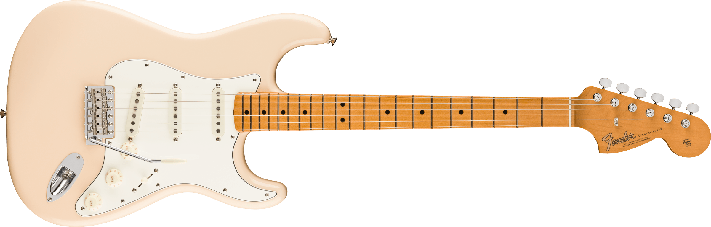 FENDER Vintera III Late 60s Stratocaster, Maple Fingerboard, Olympic White - 0149172305