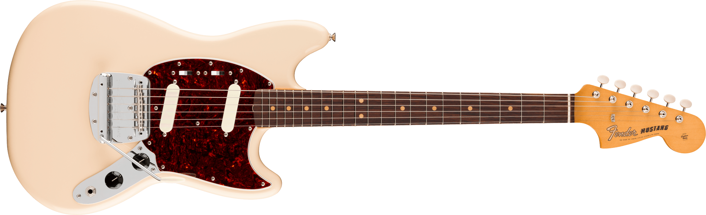 FENDER Vintera III Mid 60s Mustang, Rosewood Fingerboard, Olympic White - 0149350305