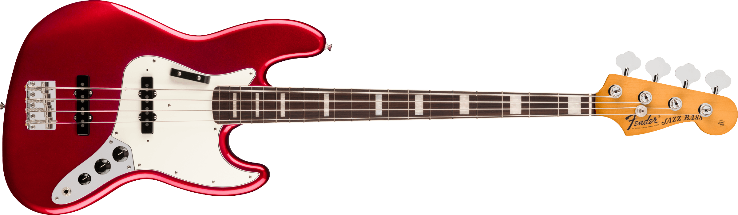 FENDER Vintera III Early 70s Jazz Bass, Rosewood Fingerboard, Candy Apple Red - 0149370309
