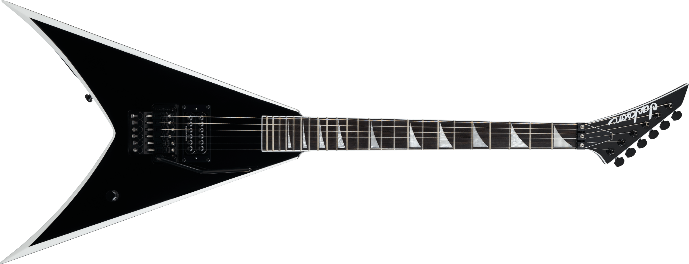 JACKSON Pro Series Signature Wes Borland King V KV - Black With White Bevels - 2919775503