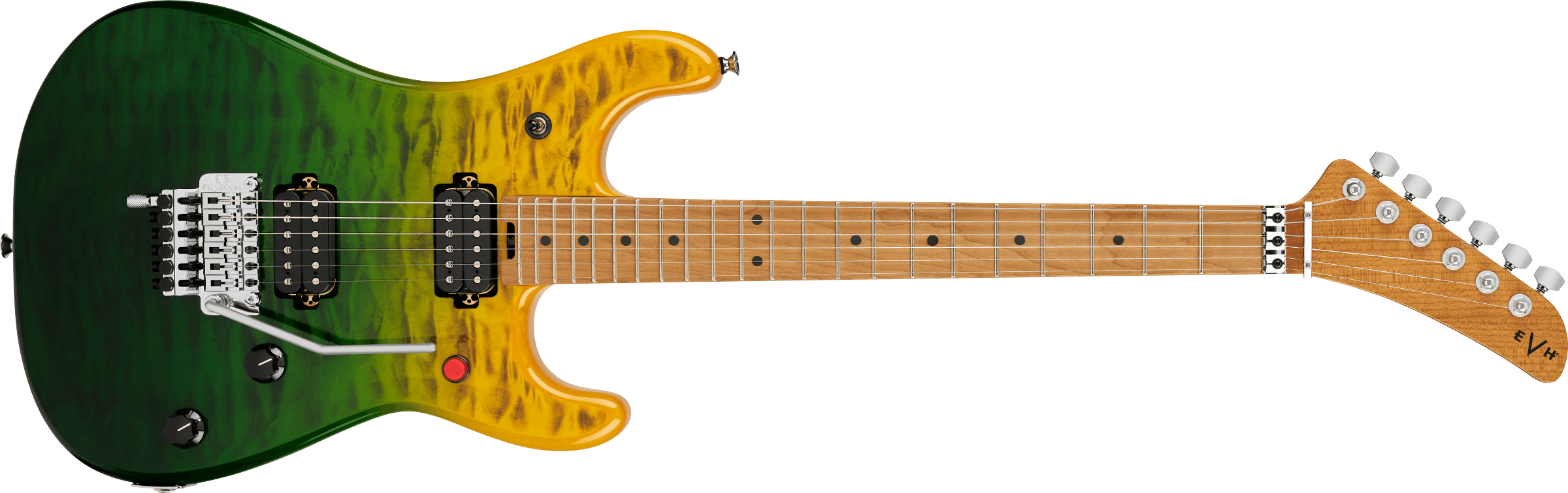 EVH 5150  Series Deluxe QM, Baked Maple, Limeade Zest - 5108310390