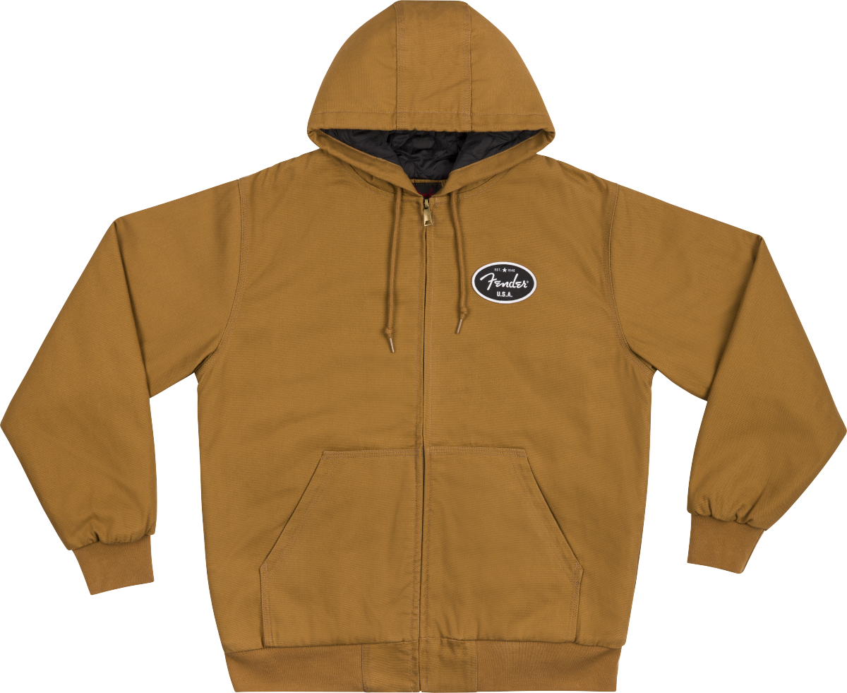 FENDER Utility Canvas Jacket, Saddle, L - 9192369506