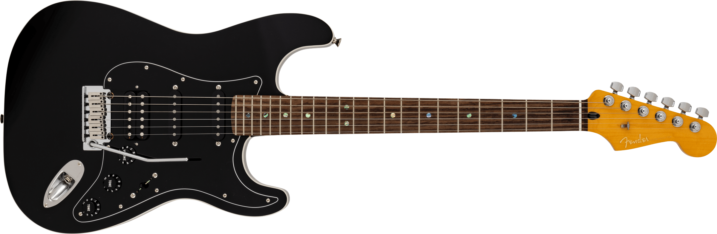 FENDER Made in Japan Limited Active Modern Stratocaster HSS, Rosewood Fingerboard, Black - 5700300306