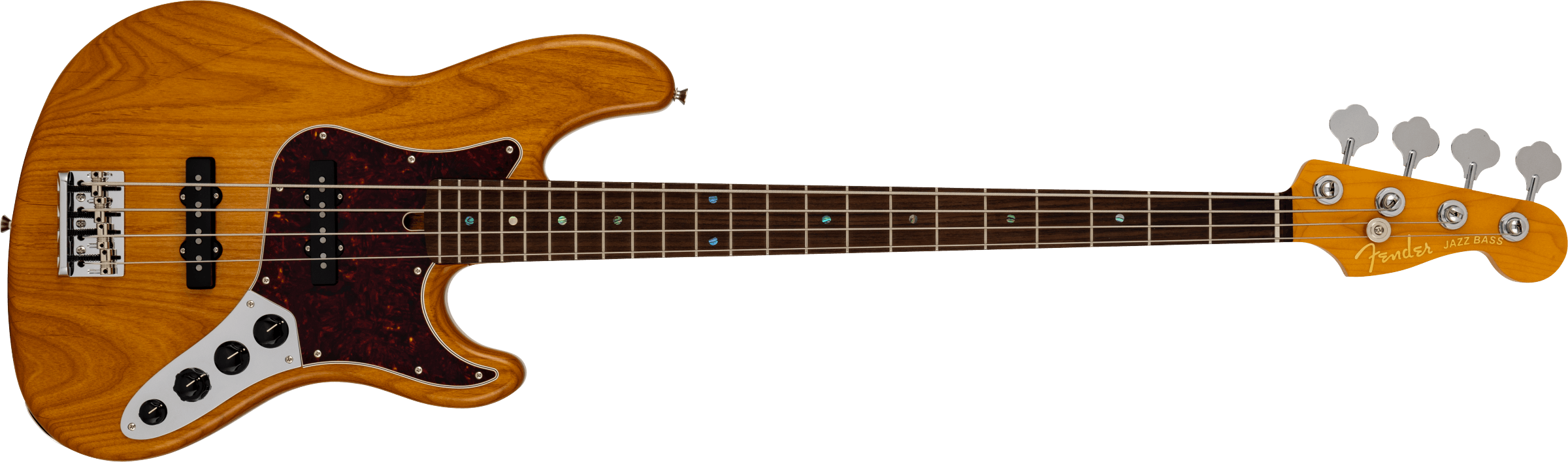 FENDER Made in Japan Limited Active Modern Jazz Bass, Rosewood Fingerboard, Vintage Natural - 5702100303