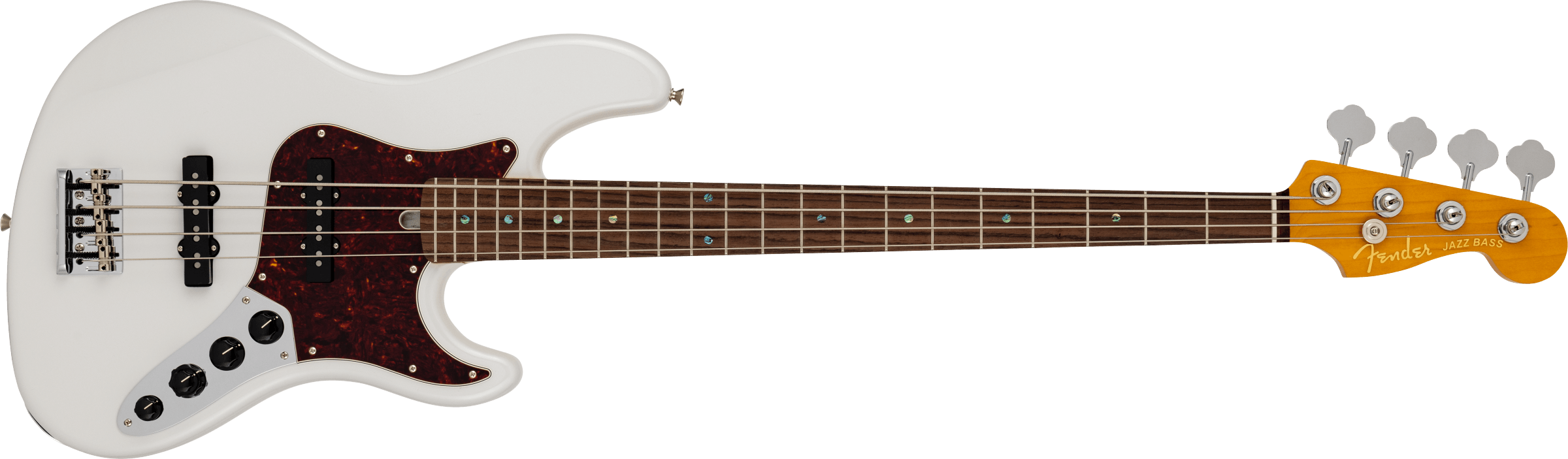 FENDER Made in Japan Limited Active Modern Jazz Bass, Rosewood Fingerboard, Feather Gray - 5702100305