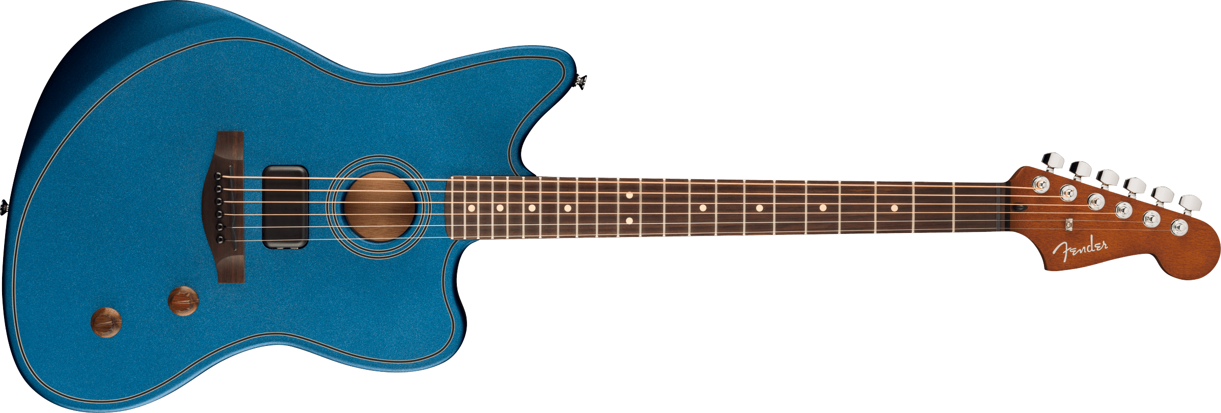 FENDER Limited Edition Acoustasonic Standard Jazzmaster, Lake Placid Blue - 0973133502