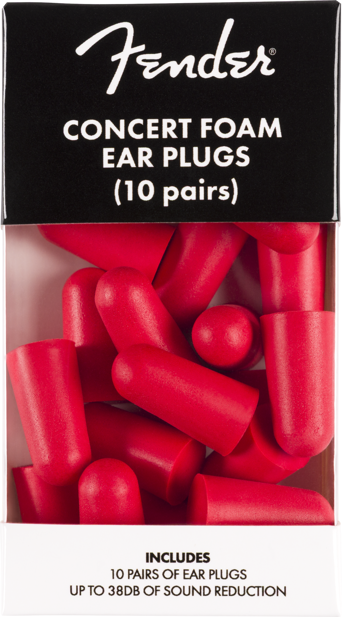 FENDER Concert Ear Plugs (10 Pair), - 0990545003