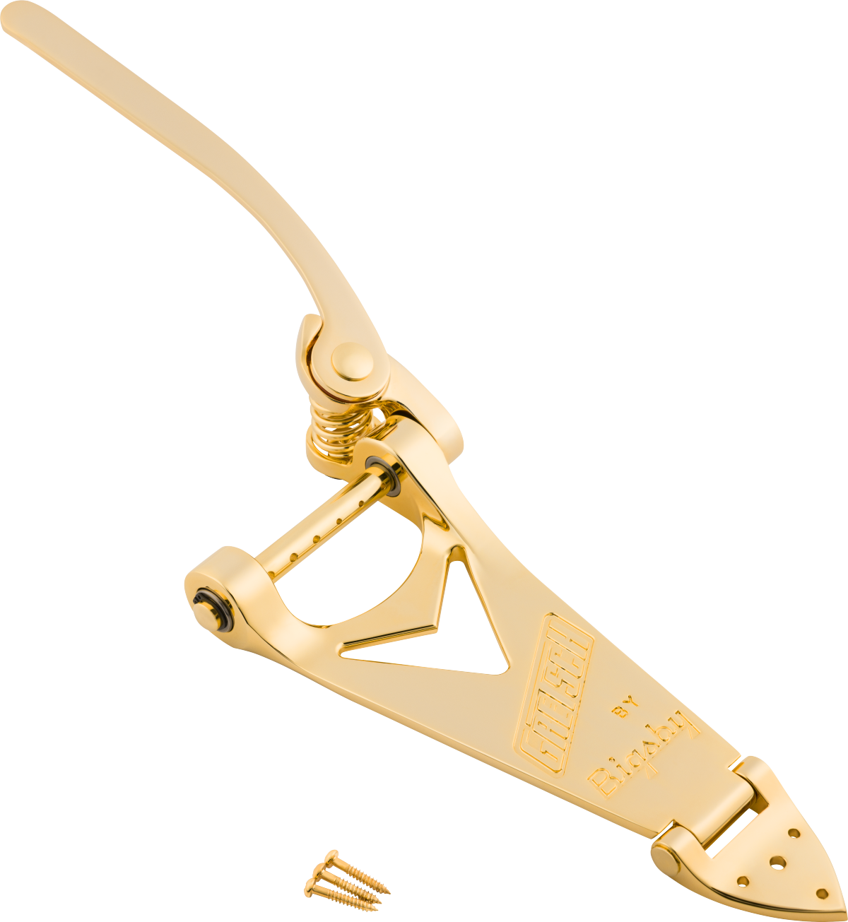 BIGSBY Gretsch Branded Tailpiece, Bigsby B6, String-Thru, Gold - 7708012100