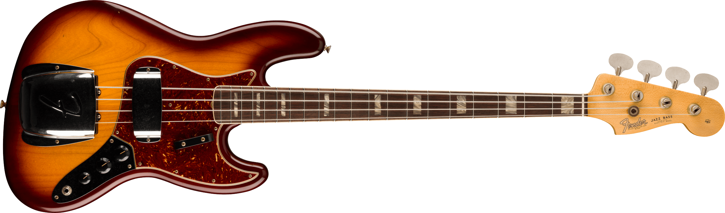 FENDER Custom Shop 1966 Jazz Bass Journeyman Relic, Tobacco Sunburst - 9235700248